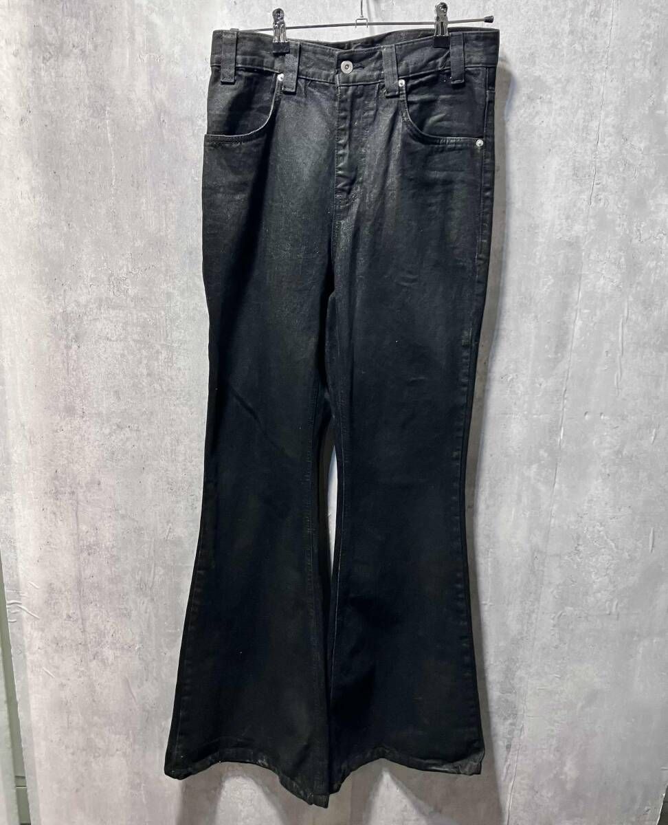 I FEEL LUCKY COATING FLARE DENIM コーティングフレアデニムパンツ