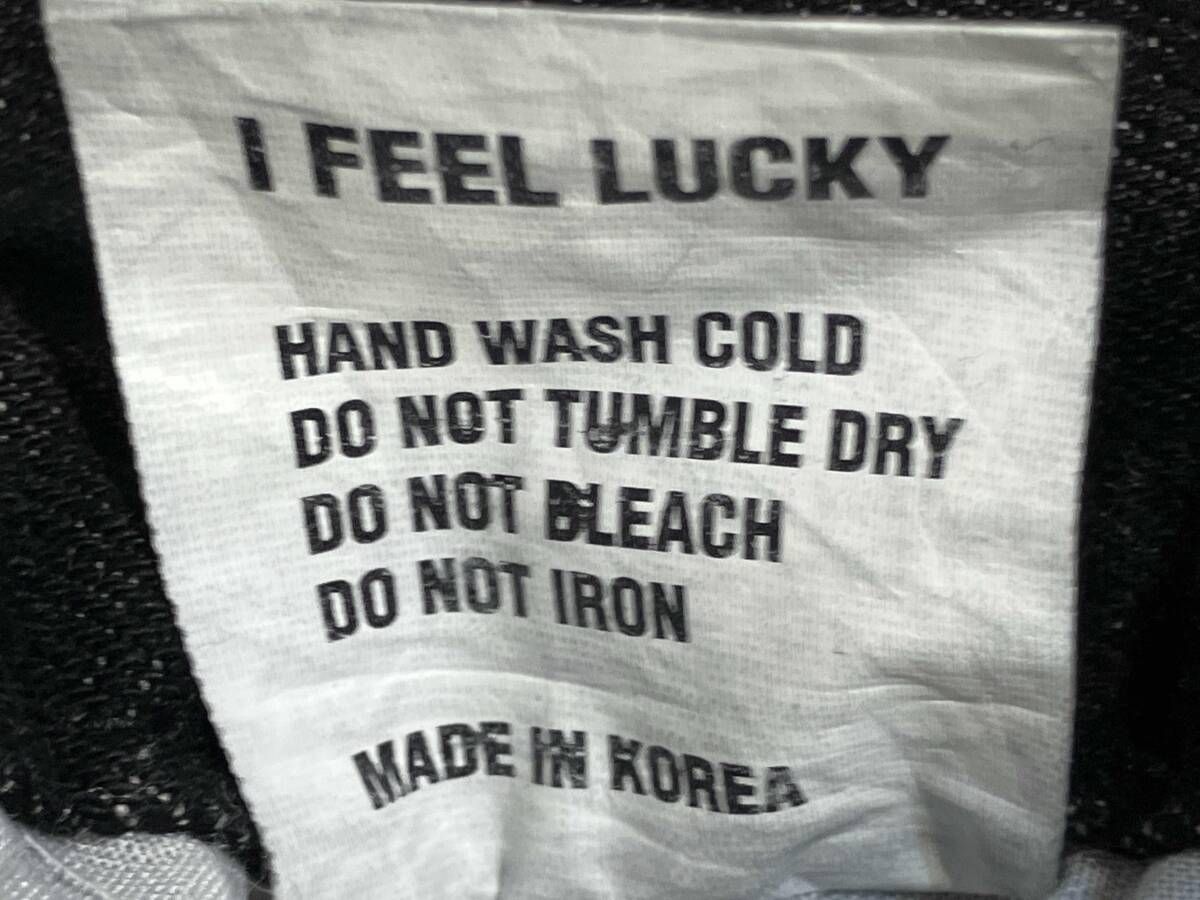 I FEEL LUCKY COATING FLARE DENIM コーティングフレアデニムパンツ