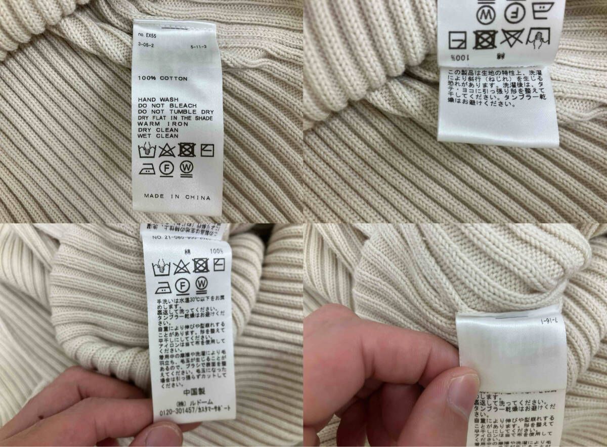  IENA 半袖ニット 3-05-2 ホワイト ベスト ジレ ベスト ジレ ビスチェ