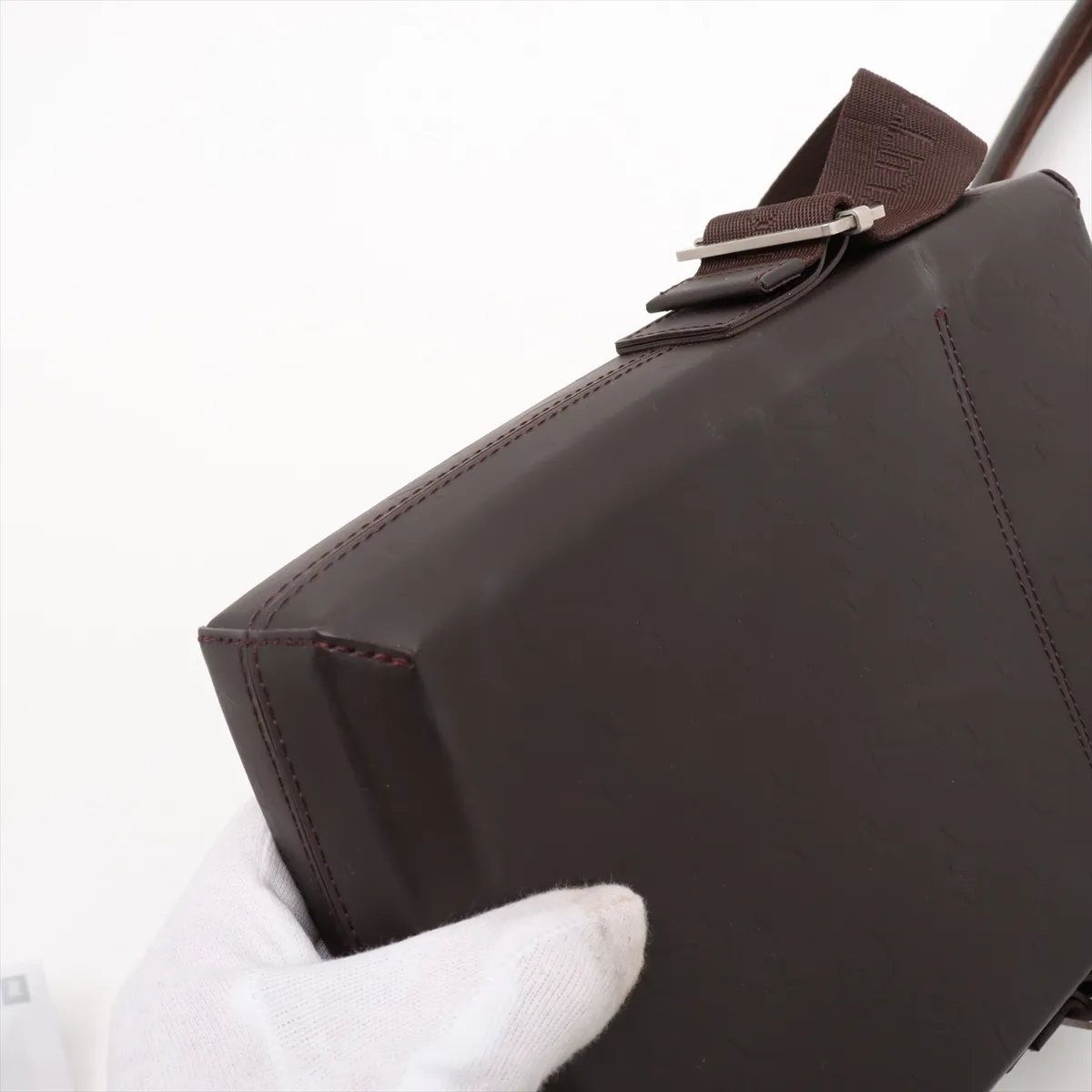 美品 ルイヴィトン モノグラム グラセ ボビー カフェ M46520 レザー