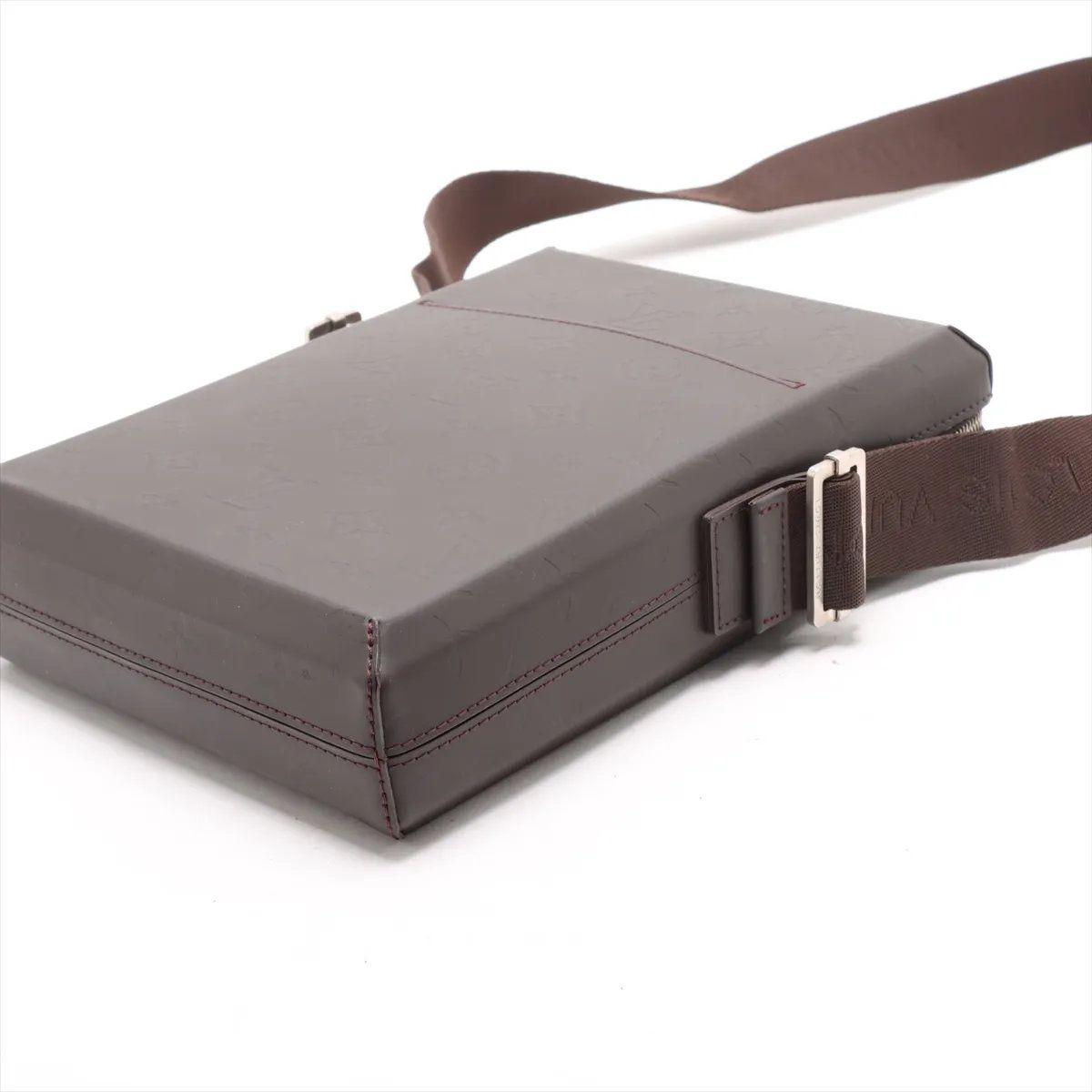 美品 ルイヴィトン モノグラム グラセ ボビー カフェ M46520 レザー