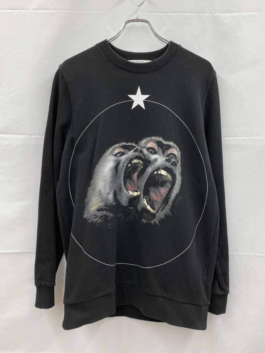 ジバンシィ 長袖スウェット モンキーブラザーズ 綿 XS ブラック 通年