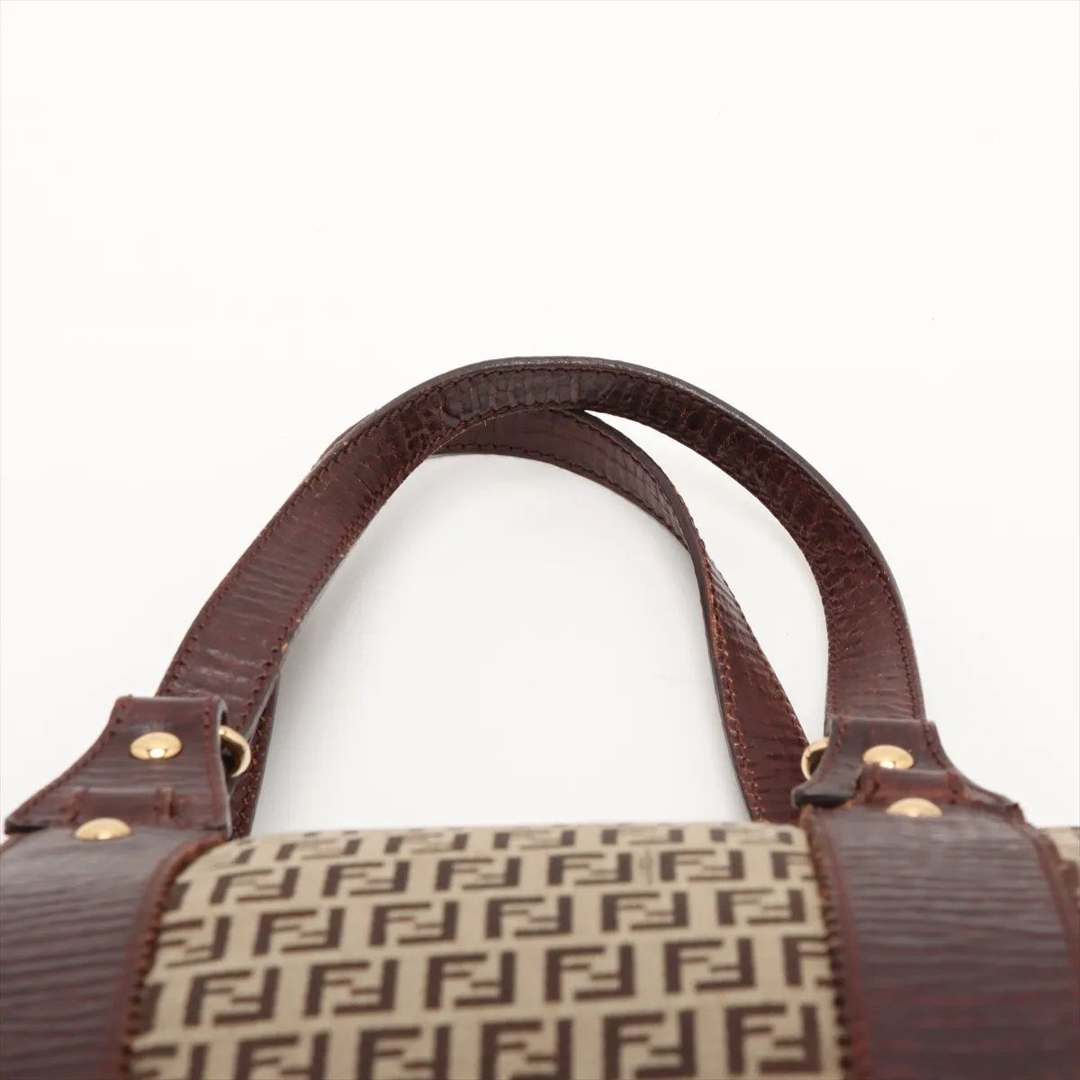 極美品 フェンディ ズッキーノ レザー トート バッグ 肩掛け