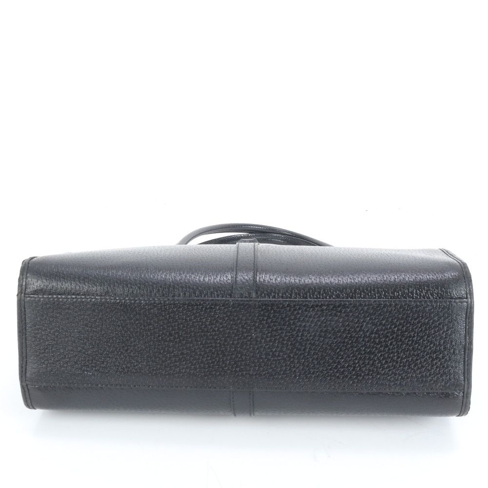 q37【極美品】グッチ　GGキャンバス レザー　ブラック　ショルダーバッグ. q37【極美品】グッチ GGキャンバス レザー ブラック ショルダーバッグ