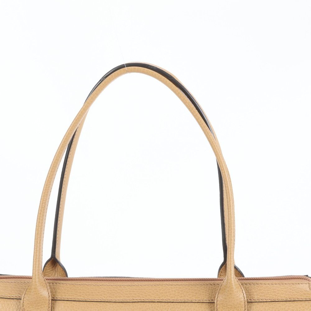 未使用 グッチ シェリー ライン レザー トート バッグ 肩掛け