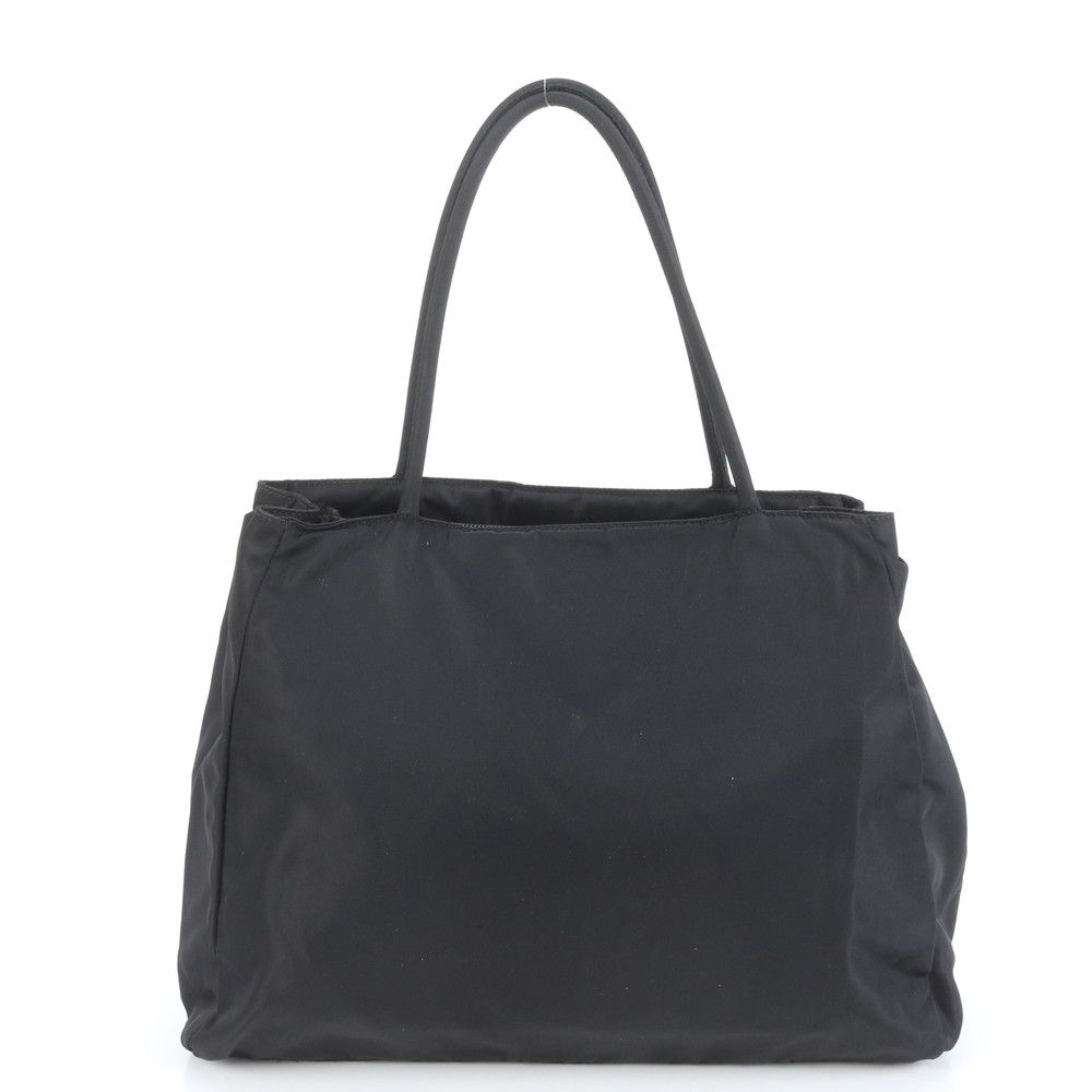 美品 プラダ テスート ナイロン 三角 トライアングル ロゴ トート