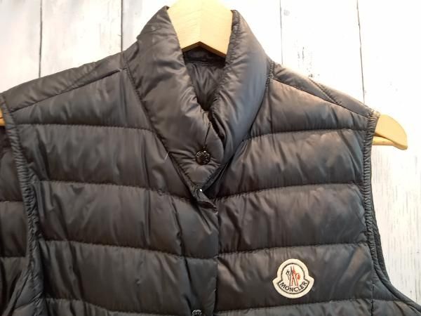  MONCLER モンクレール LIANE GILET ダウンベスト サイズ2 ブラック 黒 ベスト インポート モンクレー ダウンベスト キルティングベスト ジャケット アウター