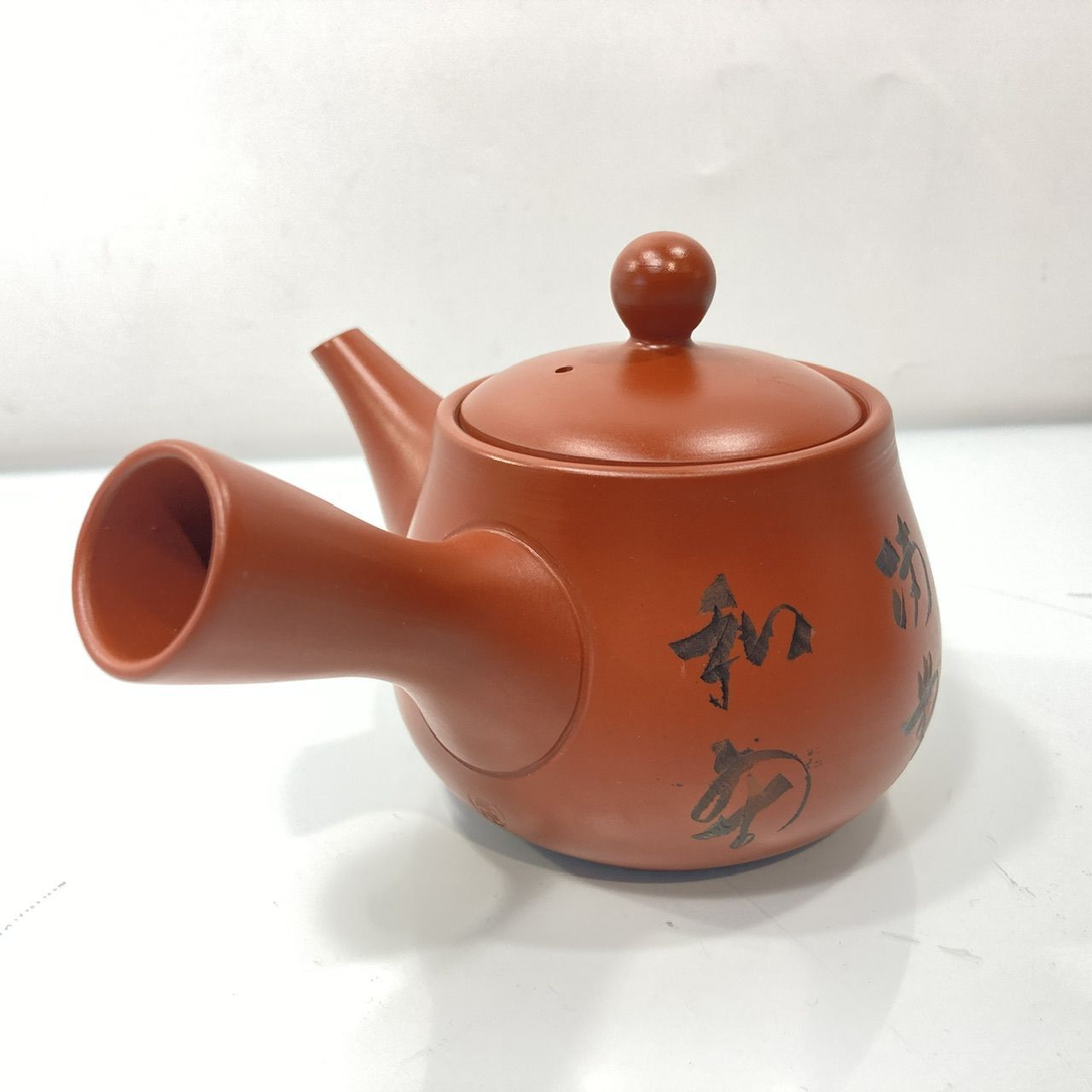 朱泥 急須 湯呑み 5客 茶器セット 和食器 [管理No.：S11417_F1_80