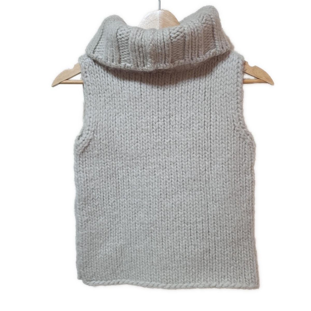 GUCCI グッチ ノースリーブセーター サイズXS レディース - 102539 X 8005 グレーベージュ タートルネック
