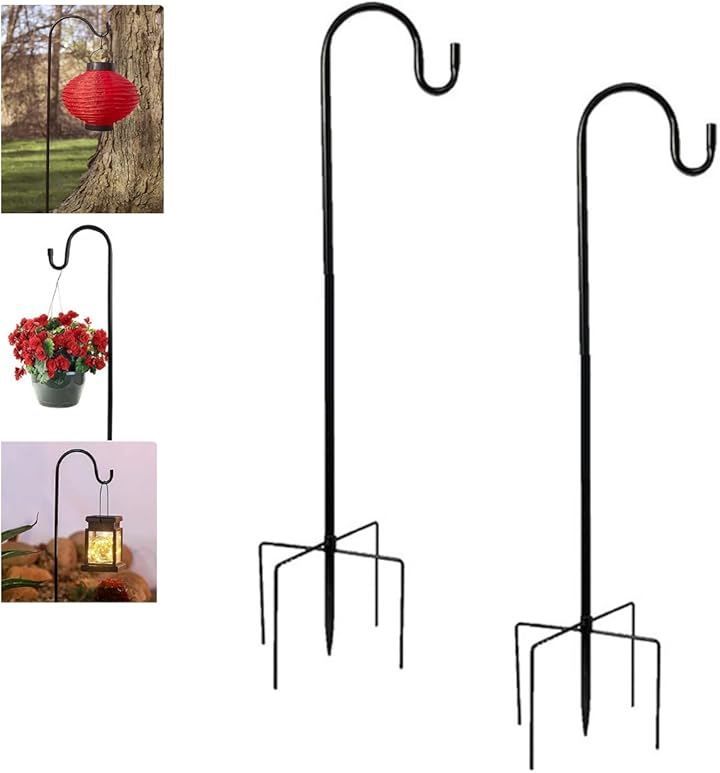 UME-STAR ガーデンフック 吊り下げ 屋外 ガーデン雑貨 アイアン