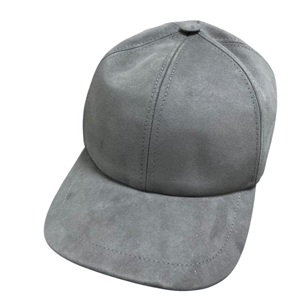 【中古】FERRUCCIO VECCHI フェリシオベッキ nubuck スエード調 キャップ 帽子 ダークグレー 25AW 美品 美品 25AW FERRUCCIO VECCHI フェリシオベッキ フレームワーク取扱い