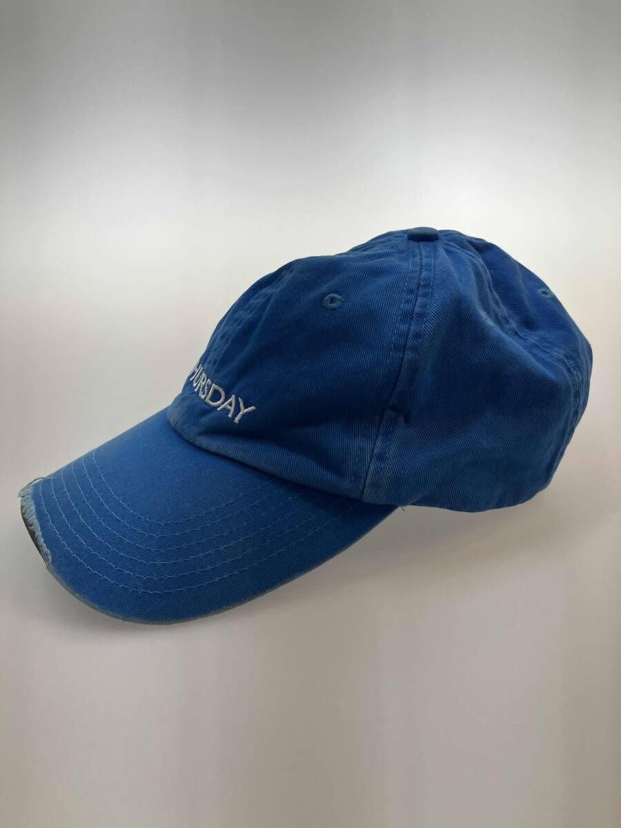VETEMENTS Reebok ヴェトモン リーボック キャップ 帽子 Thursday Embroiderd weeday baseball cap ブルー 通年