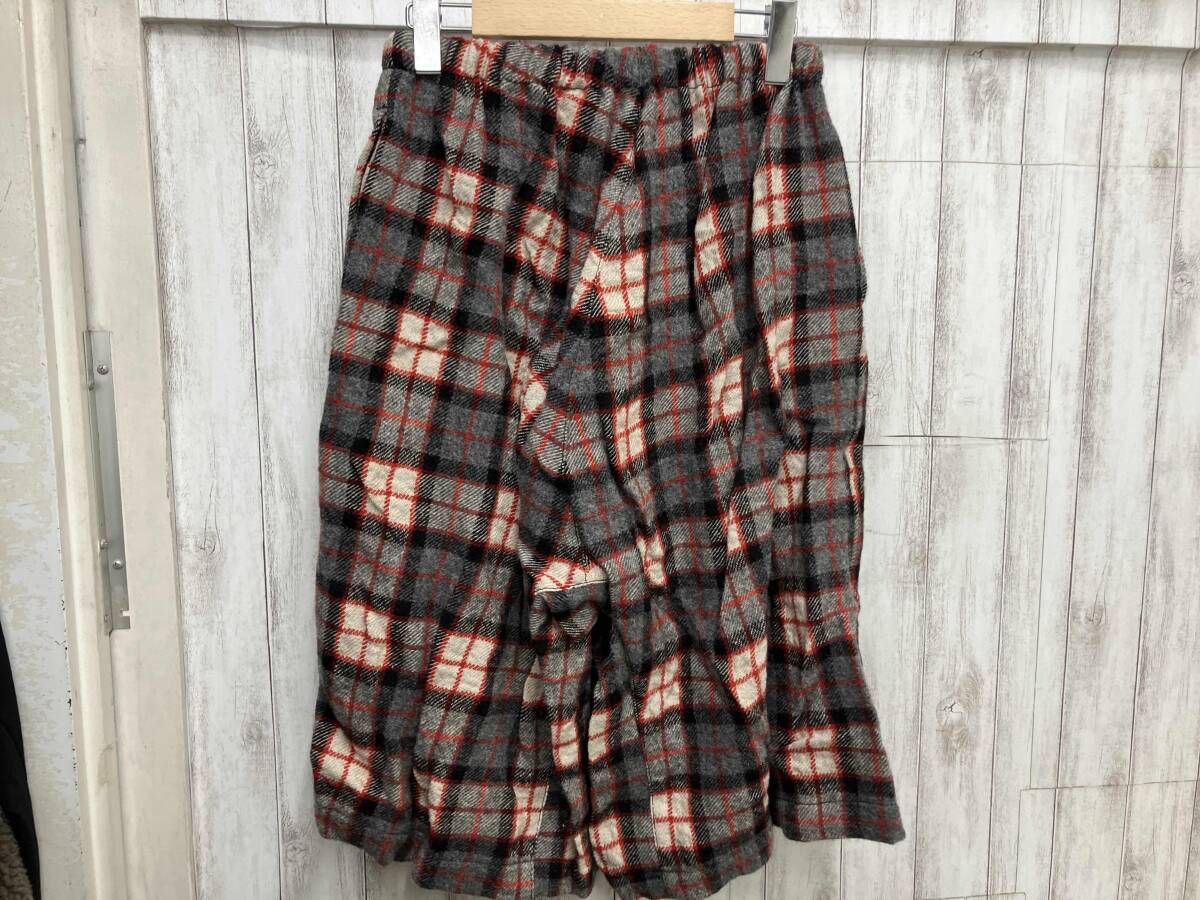 TRICOT COMME des GARCONS TH-P 015 ウールチェックパンツ グレーレッド パンツ