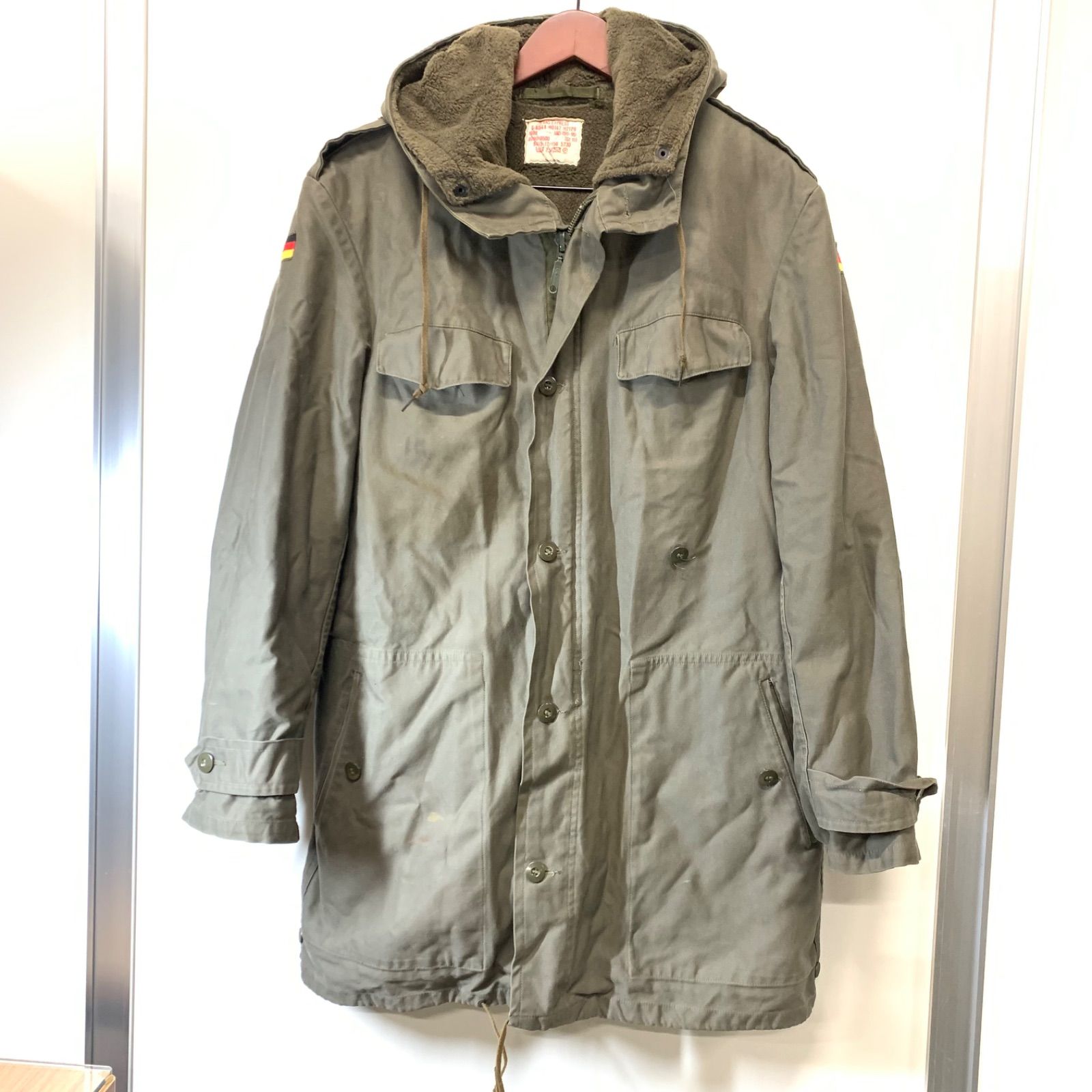 EF 1217 12 2 JEAN EXPRESS ドイツ軍 フィールドパーカ 1988年製 ミリタリージャケット 裏ボア付