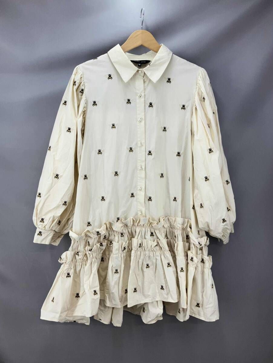 sister jane シスタージェーン 長袖ワンピース サイズM オフホワイト 通年