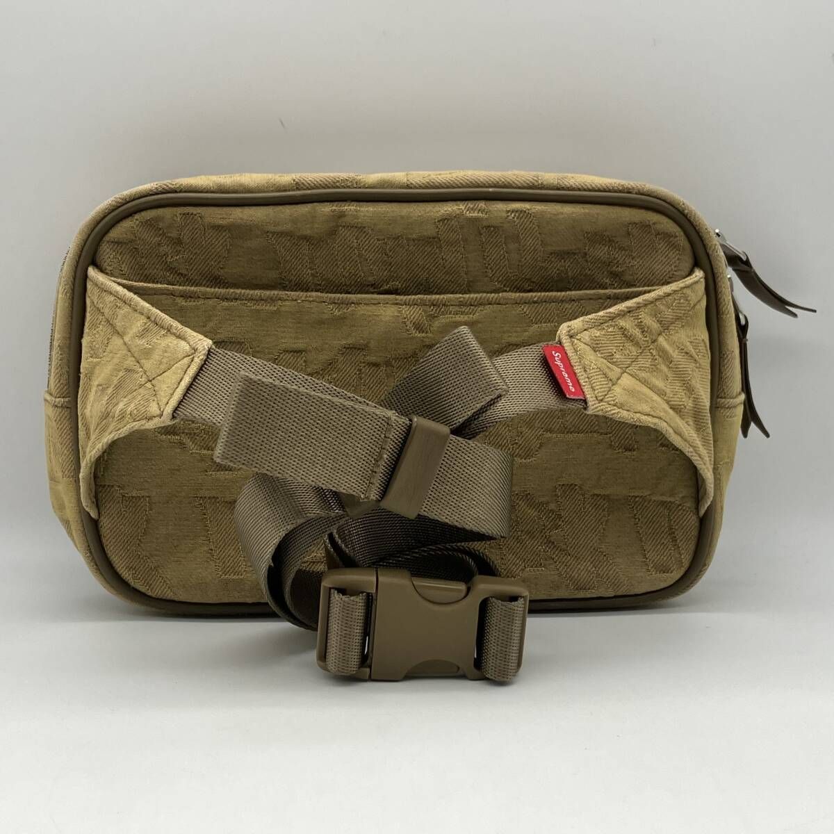 Supreme FAT TIP JACQUARD DENIM WAIST BAG OLIVE シュプリーム 