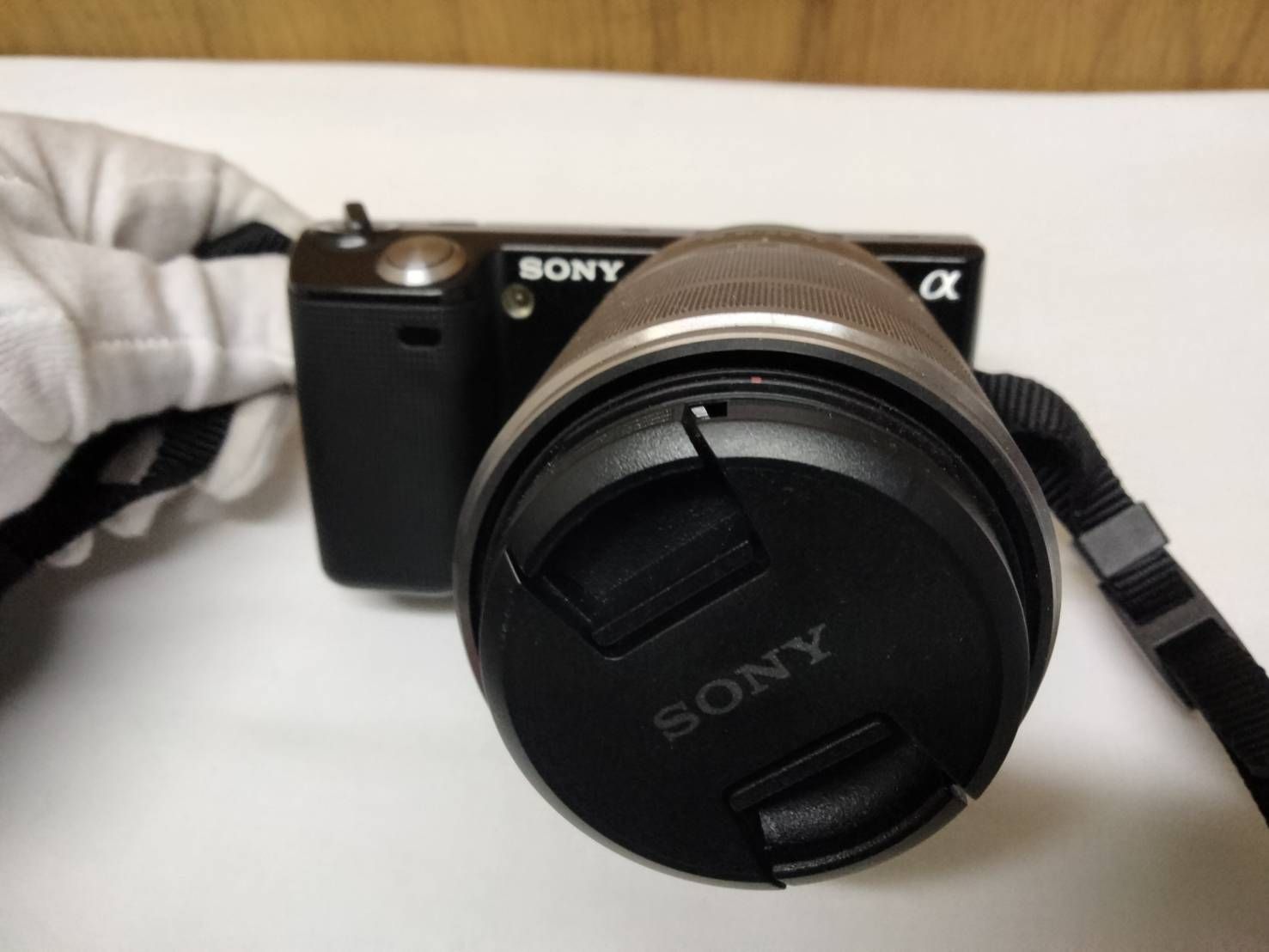 カメラ 動作未 Sony NEX 5 レンズ付き ミラーレス一眼レフ デジタルカメラ