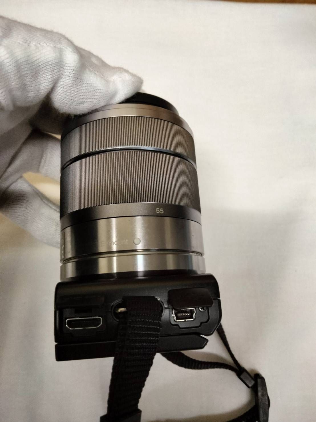 カメラ】動作未確認 Sony NEX-5 レンズ付き ミラーレス一眼レフ