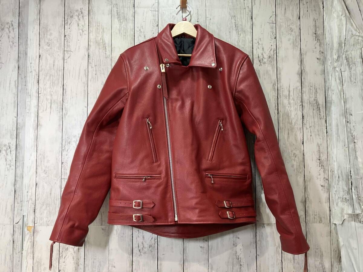 FREEDAM ダブルライダース レッド バッファローレザー フリーダム