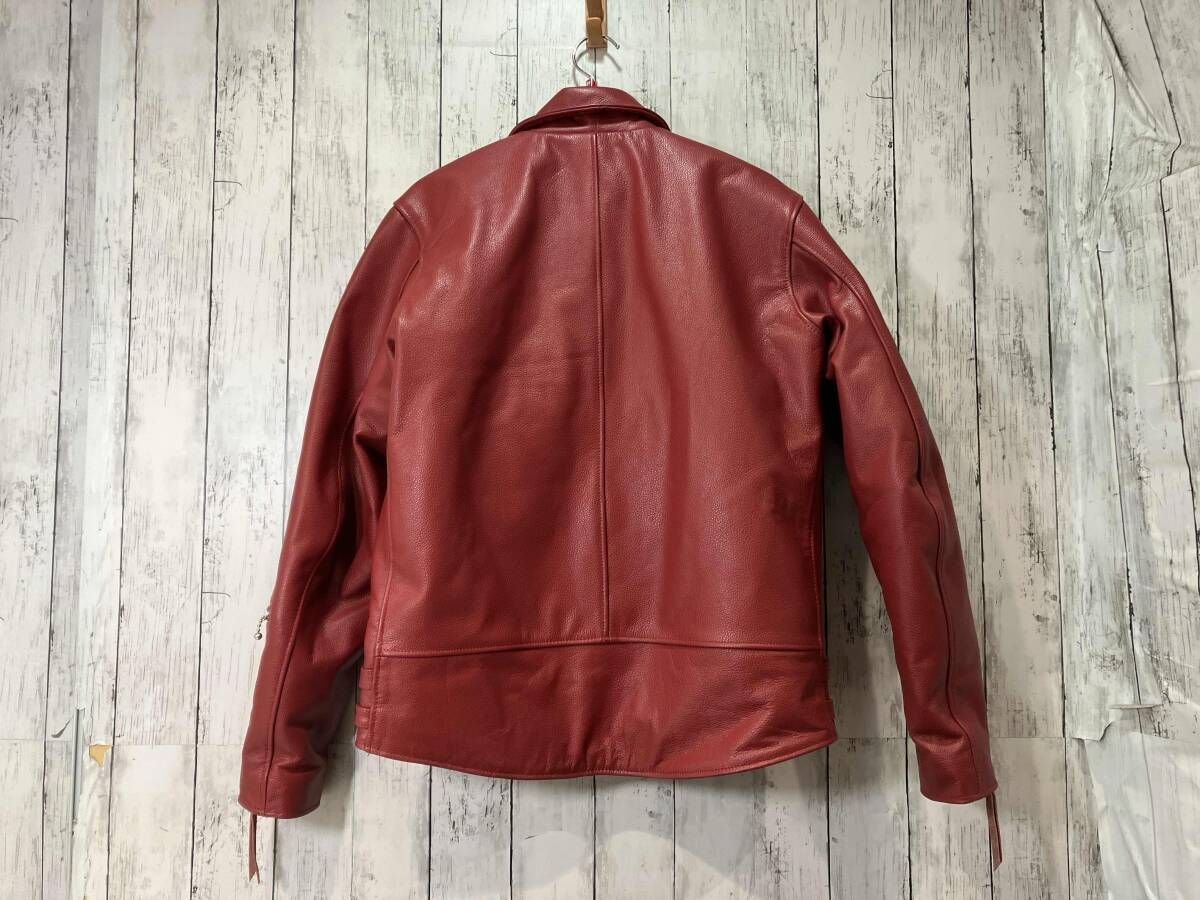 FREEDAM ダブルライダース レッド バッファローレザー フリーダム