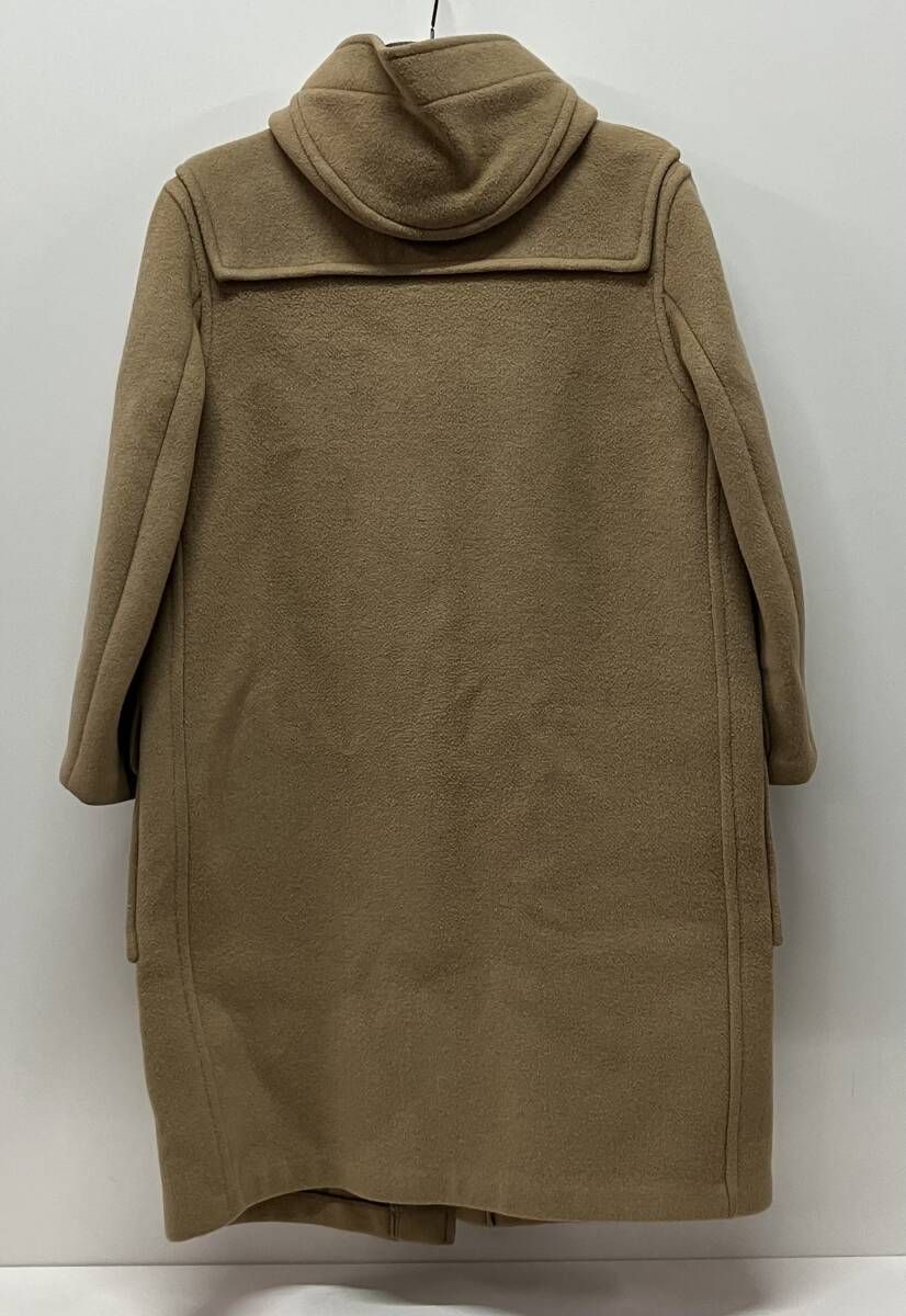 Brooks Brothers ブルックス ブラザーズ ダッフルコート 80 S ダッフル チェック ジップ サイズ34 ブラウン 毛 英国製