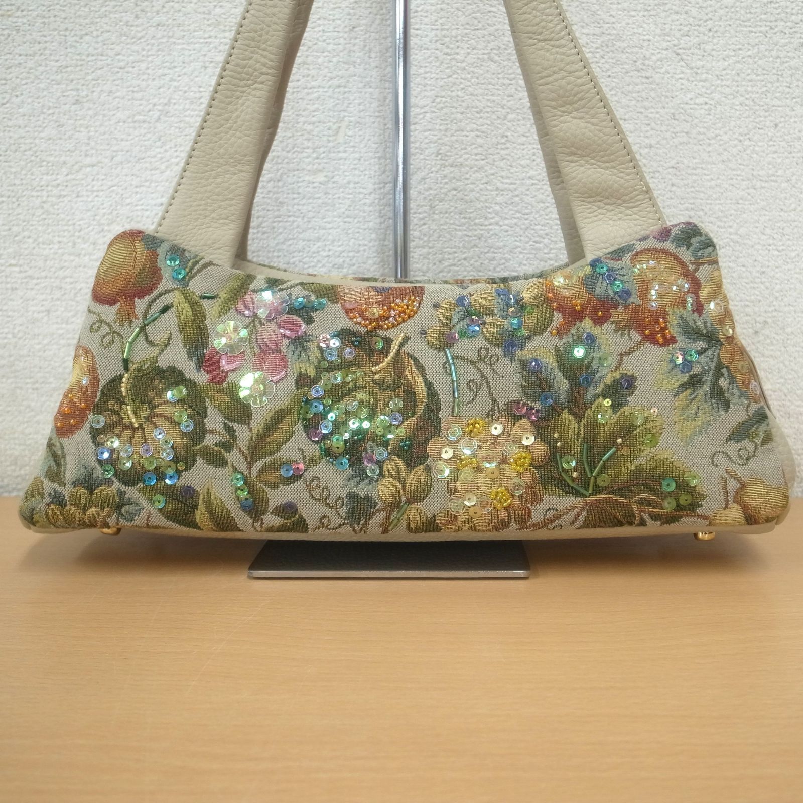 Think Bee! シンクビー ゴブラン織り ハンドバッグ フルーツ