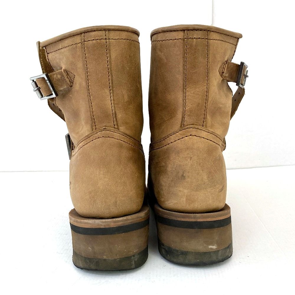 03w22901 AVIREX アヴィレックス エンジニアブーツ ベージュ 25.0cm