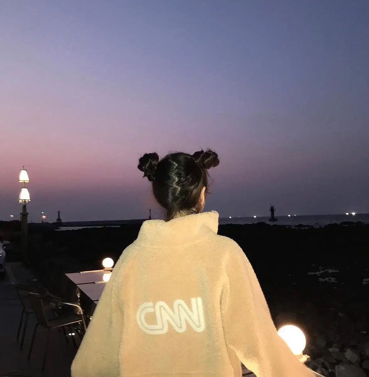 理由美 シープスキン フリース ジップアップ cnnアパレル ロング