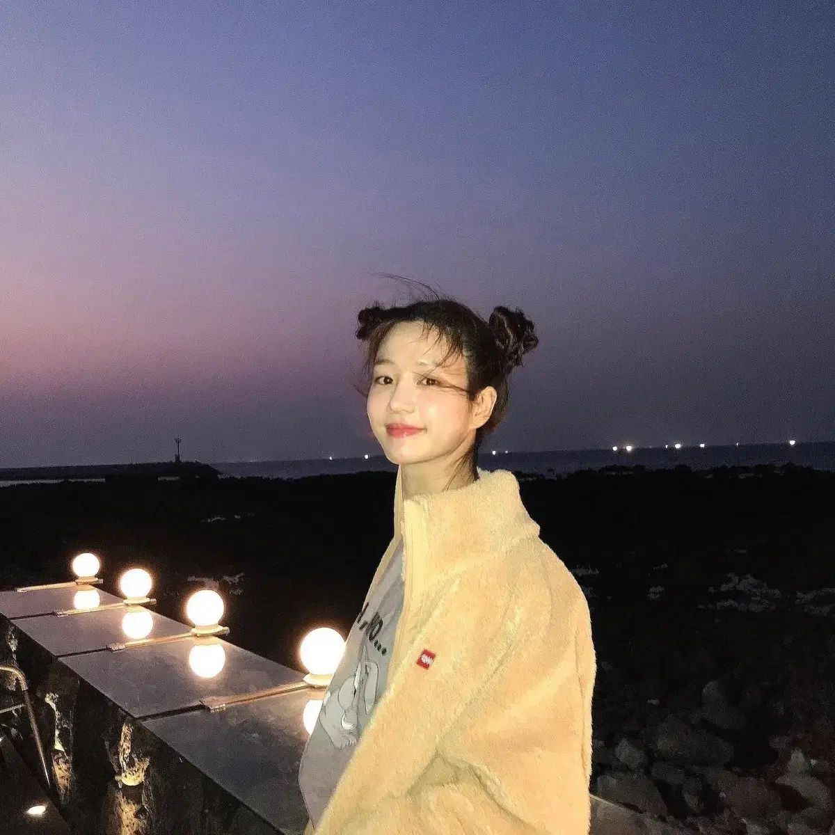 理由美 シープスキン フリース ジップアップ cnnアパレル ロング