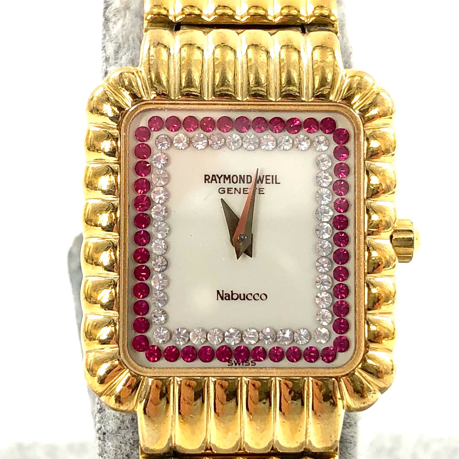 RAYMOND WEIL レイモンドウェイル 3753 QZ/GP 18K ラインストーン