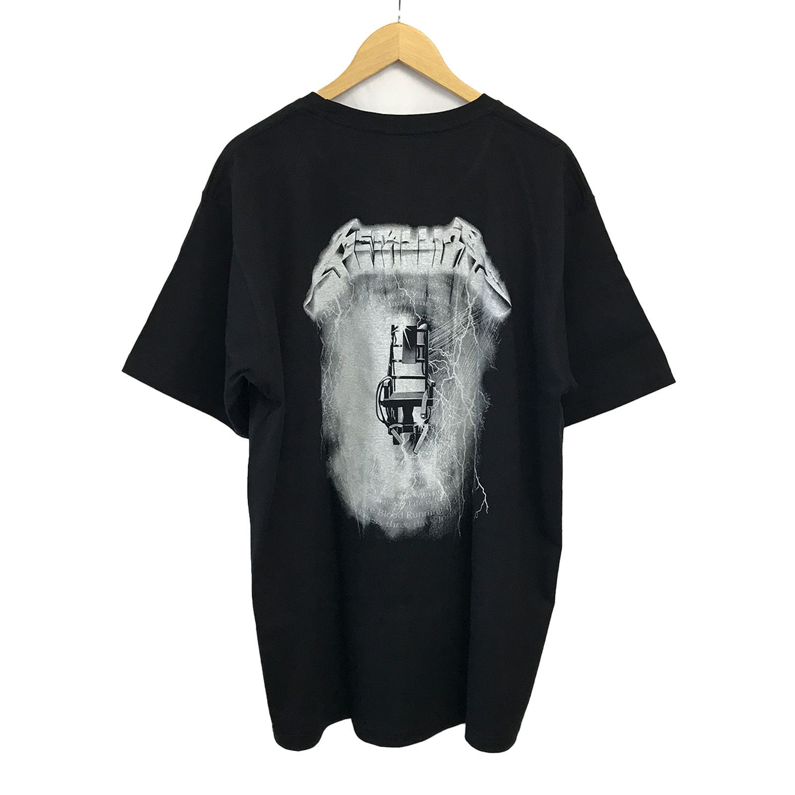 XLサイズ METALLICA バンドTシャツ《Rocky Rood》黒 メタリカ 両面 
