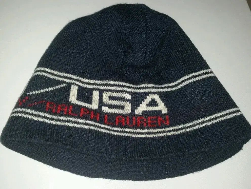 ヴィンテージ ポロ ジーンズ USA ニット ビーニー
