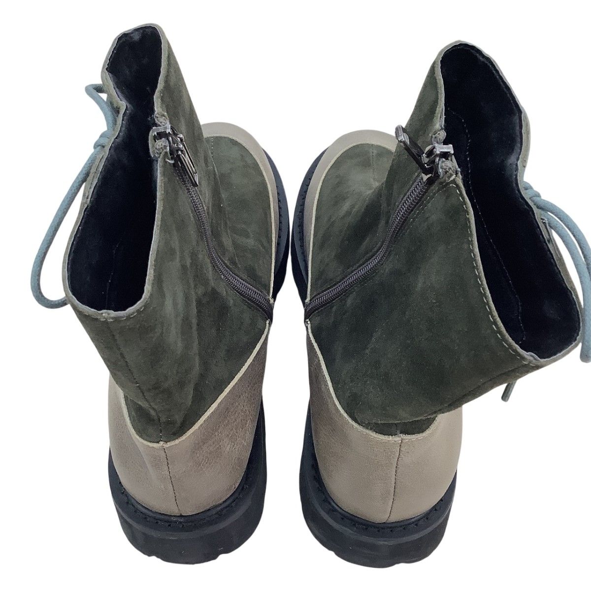  jiu 慈雨 レディース ブーツ SIZE 24.5 cm オリーブ その他 ブーツ