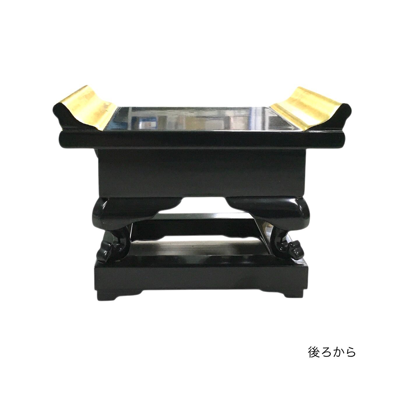 和讃卓 5寸 上前 黒塗り金箔 真宗大谷派 東 仏具