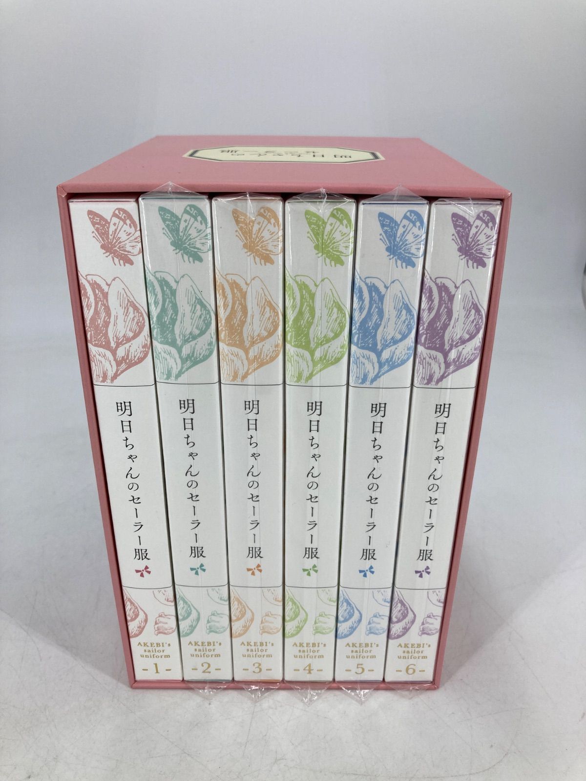 広店】Blu-ray 明日ちゃんのセーラー服 全6巻セット 全巻収納BOX付き