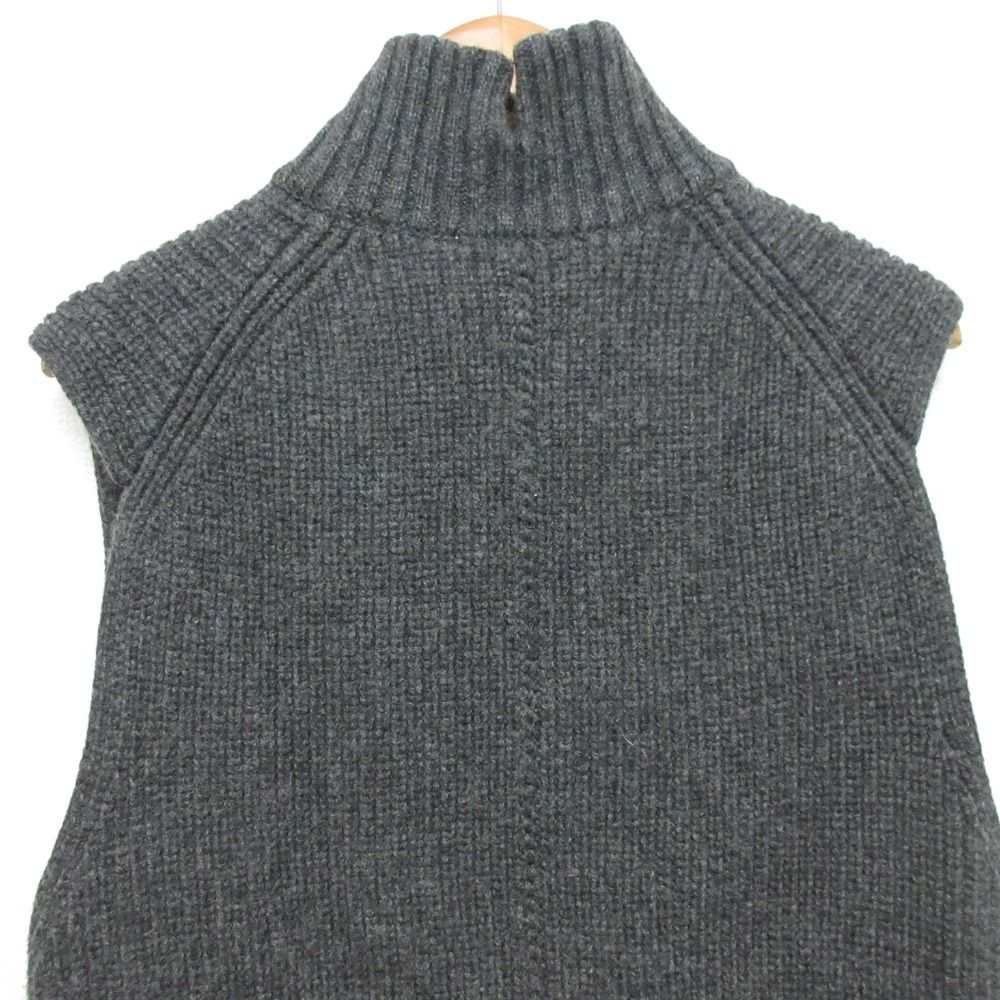 美品 CINOH チノ ウール ドライバーズ ニット ベスト 22WKN009 サイズ