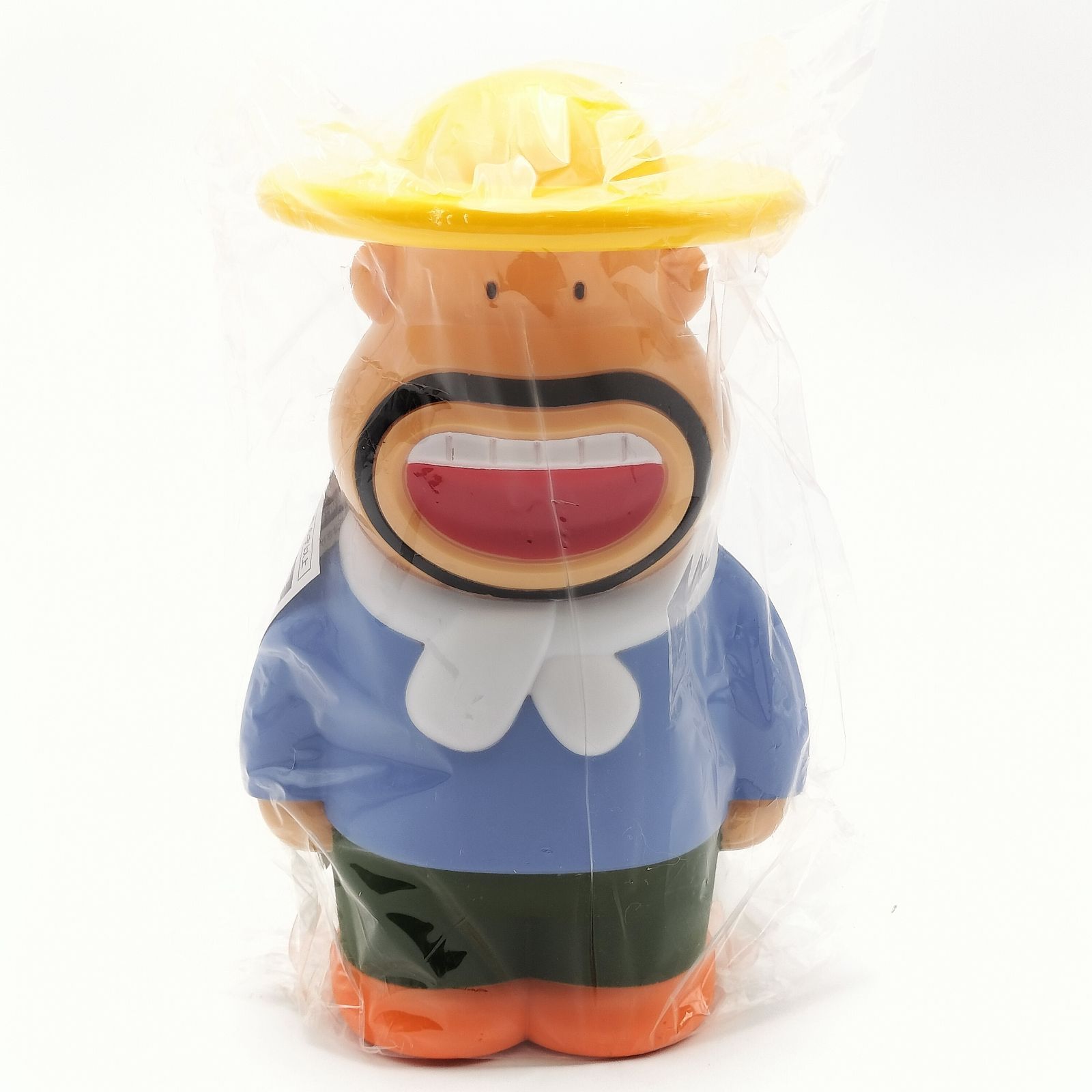 希少品　明治製菓　カール　カールおじさん　カエル　ソフビ　フィギュア 未開封】明治製菓 カールおじさん 貯金箱 ソフビ人形 フィギュア