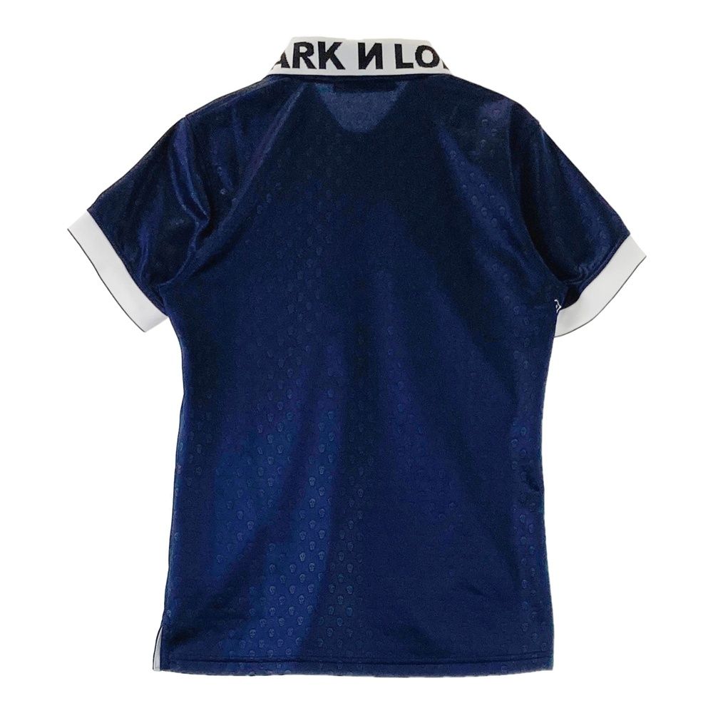 サイズ：36 MARK&LONA マークアンドロナ 半袖ポロシャツ スカル 総柄