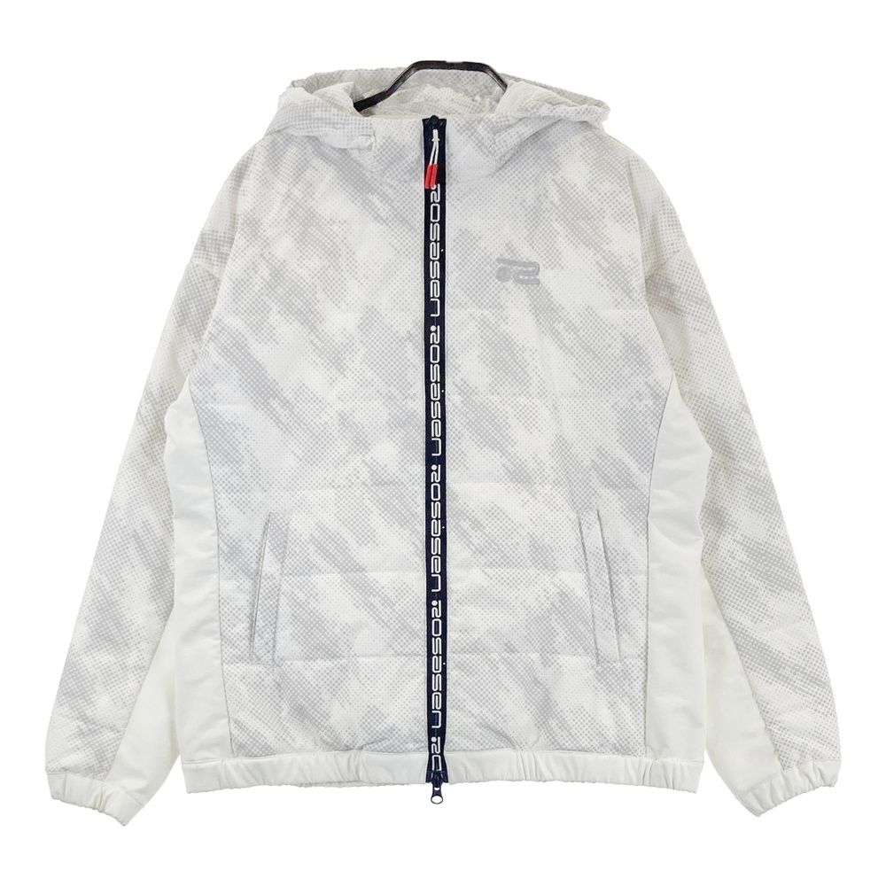 サイズ：L ROSASEN ロサーセン フード付き 長袖 中綿ジャケット 総柄