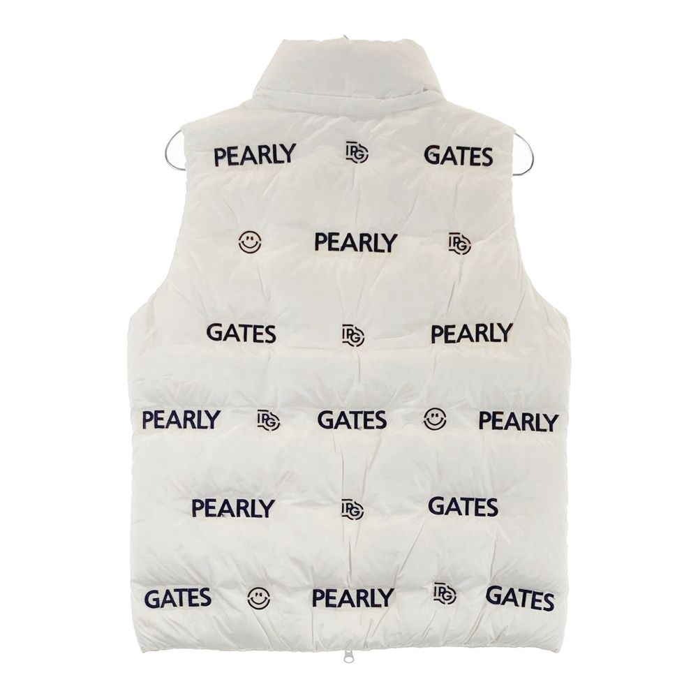 サイズ：1 PEARLY GATES パーリーゲイツ ダウンベスト ロゴ ニコちゃん
