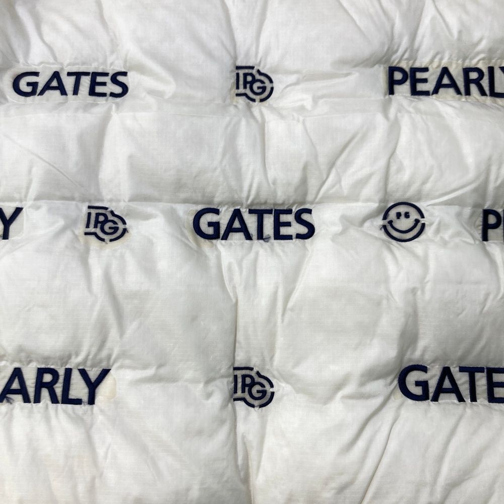 サイズ：1 PEARLY GATES パーリーゲイツ ダウンベスト ロゴ ニコちゃん