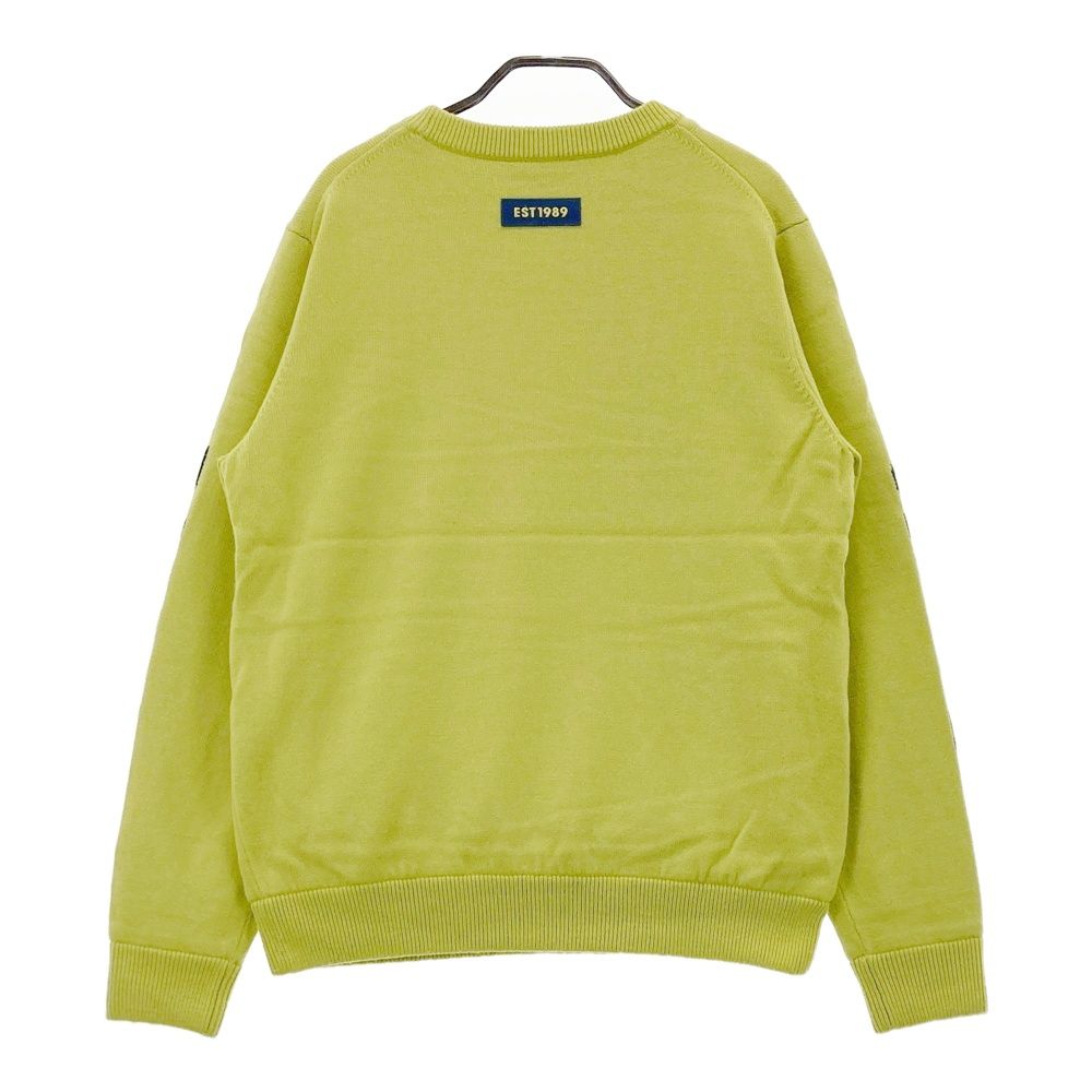 サイズ 5 PEARLY GATES パーリーゲイツ 裏地付 ニットセーター グリーン系 ゴルフウェア メンズ ストスト