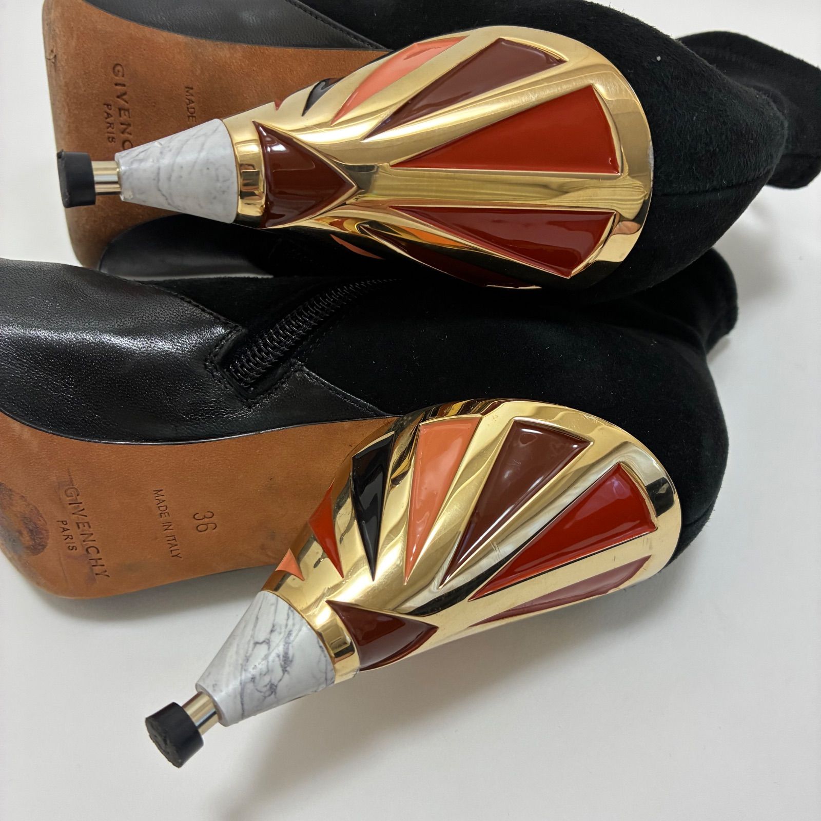 GIVENCHY ジバンシー☆レザーアンクルブーツ 注文 36 二子玉)GIVENCHY