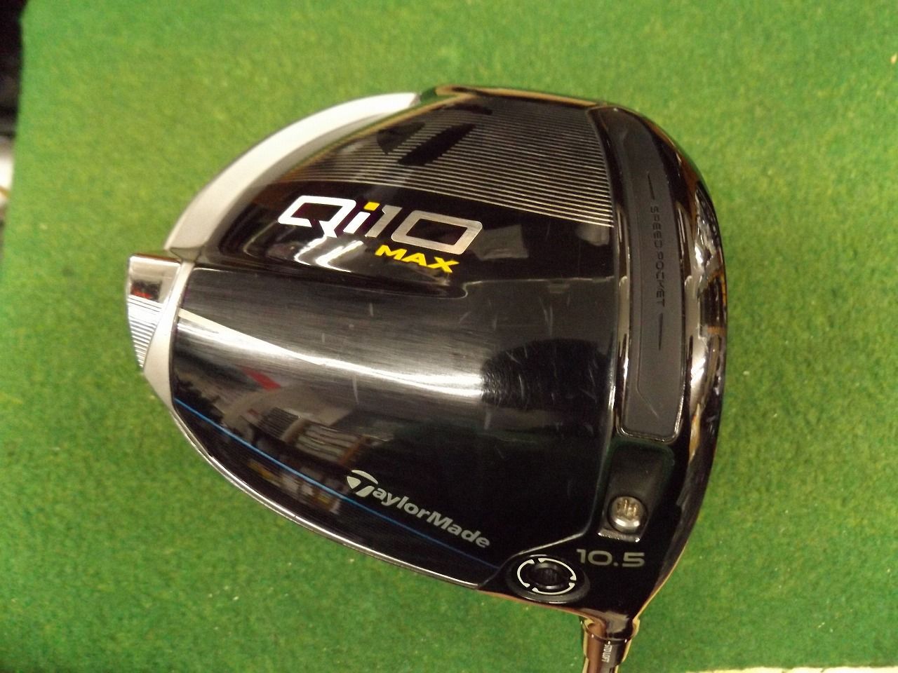 1252 Qi 10 MAX 10.5° Diamana BLUE TM 50 S カバー有 テーラーメイド ドライバー ゴルフクラブ .997492