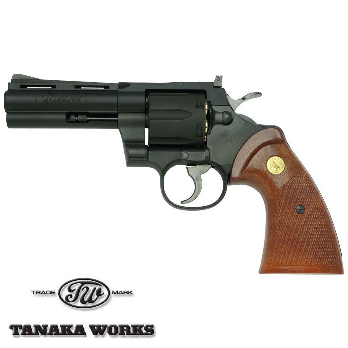 タナカ コルトパイソン4 inch Rモデル HW モデルガン