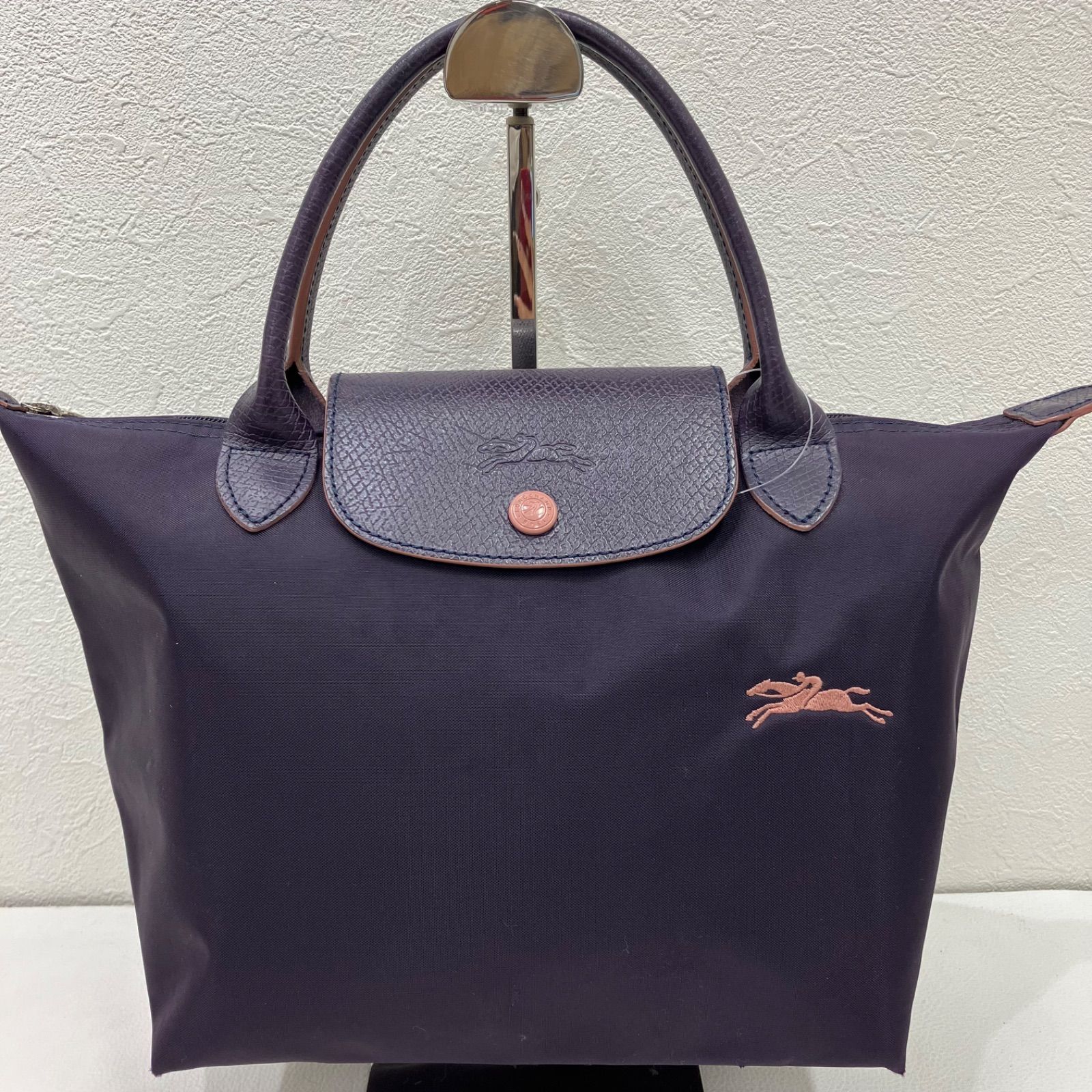 2点セット！ロンシャン ル・プリアージュ・クラブ リュック＆ハンドバッグS 紺 7674 LONGCHAMP ロンシャン ハンドバッグ ルプリアージュ パープル系