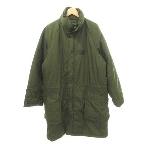 スウェーデン軍 M 90 モッズコート 無地 ジップアップ 厚手 XLサイズ カーキ