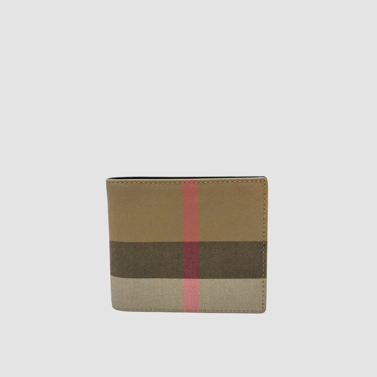 バーバリー レグ CC 二つ折り財布 トープ ブラウン 8084562