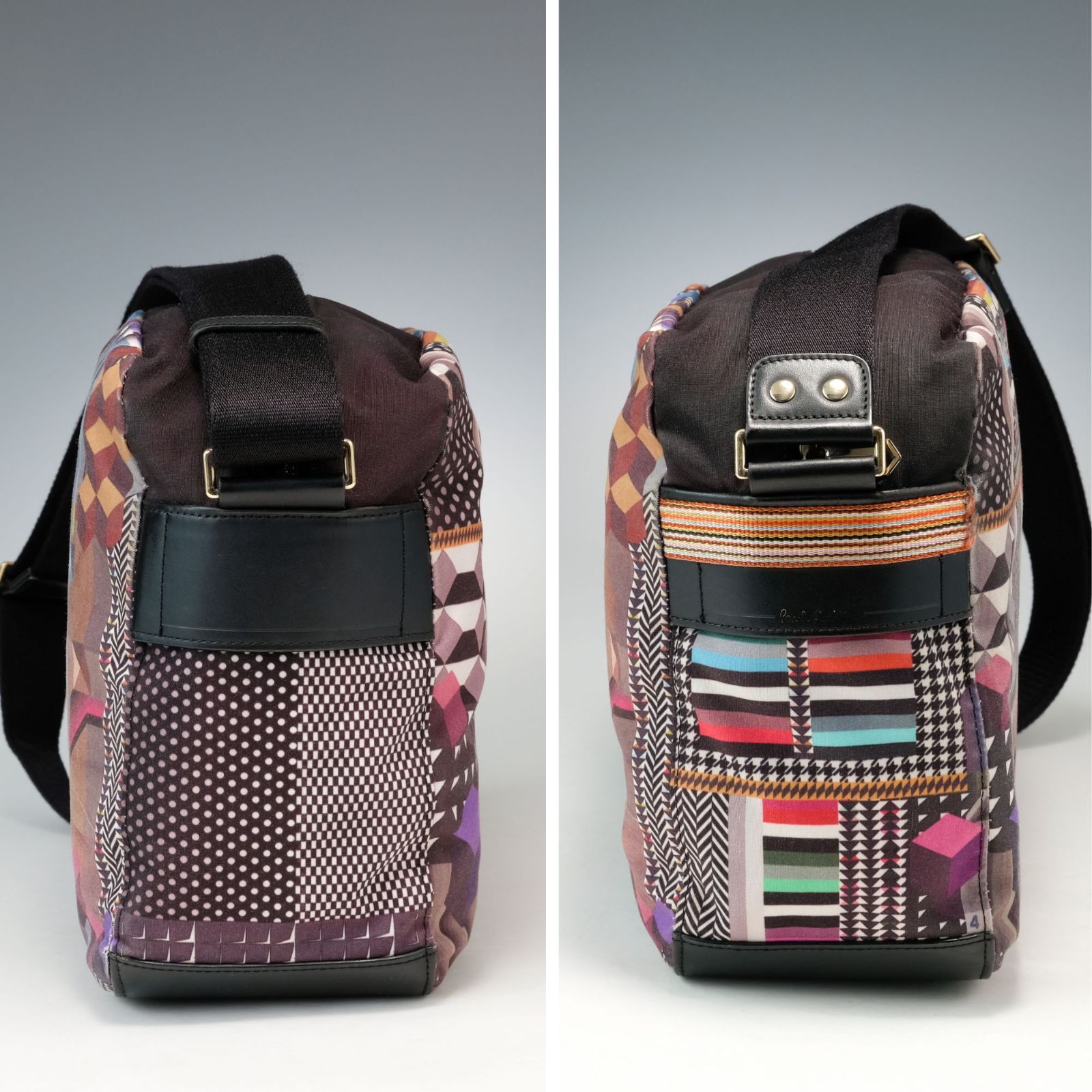 希少】Paul Smith ポールスミス ショルダーバッグ 車 マルチカラー