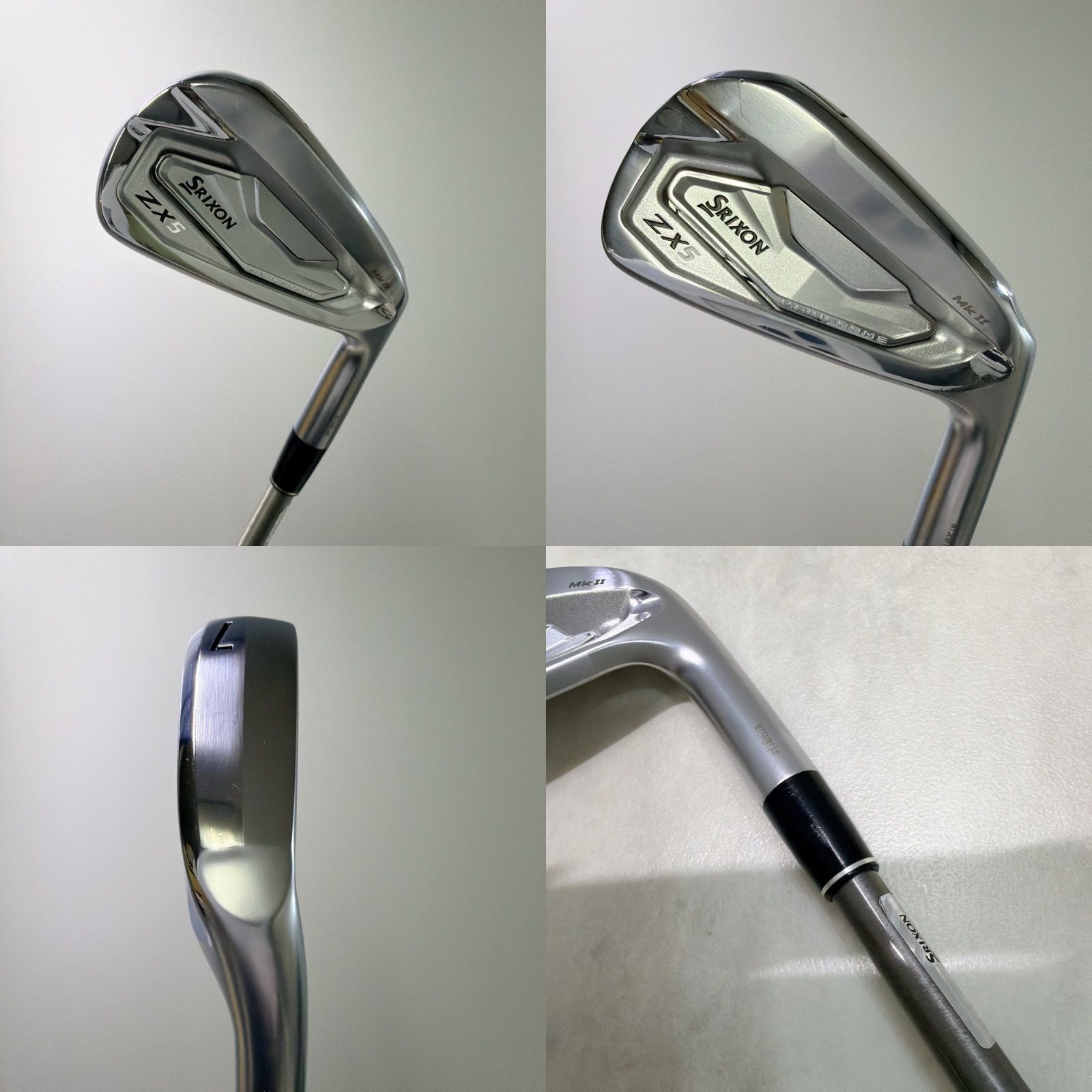 新品グリップ 極美品 SRIXON ZX5 MK2 7番アイアン スチールファイバー